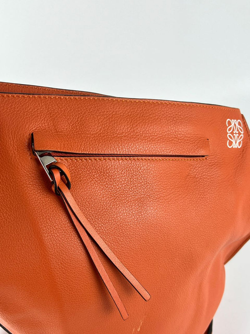 Anton Sling in Soft Grained Calfskin in Pumpkin