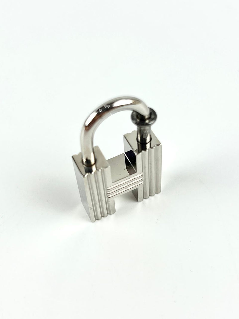 Cadena Padlock Charm H Logo Motif Silver 2000