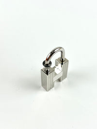 Cadena Padlock Charm H Logo Motif Silver 2000