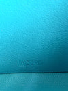 Turquoise Swift Leather Smart Pouch