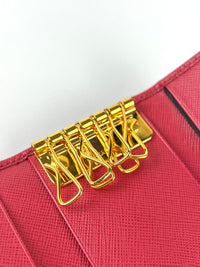 1M0223 Peonia Saffiano Key Holder