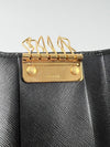 1M0223 Black Saffiano Key Holder