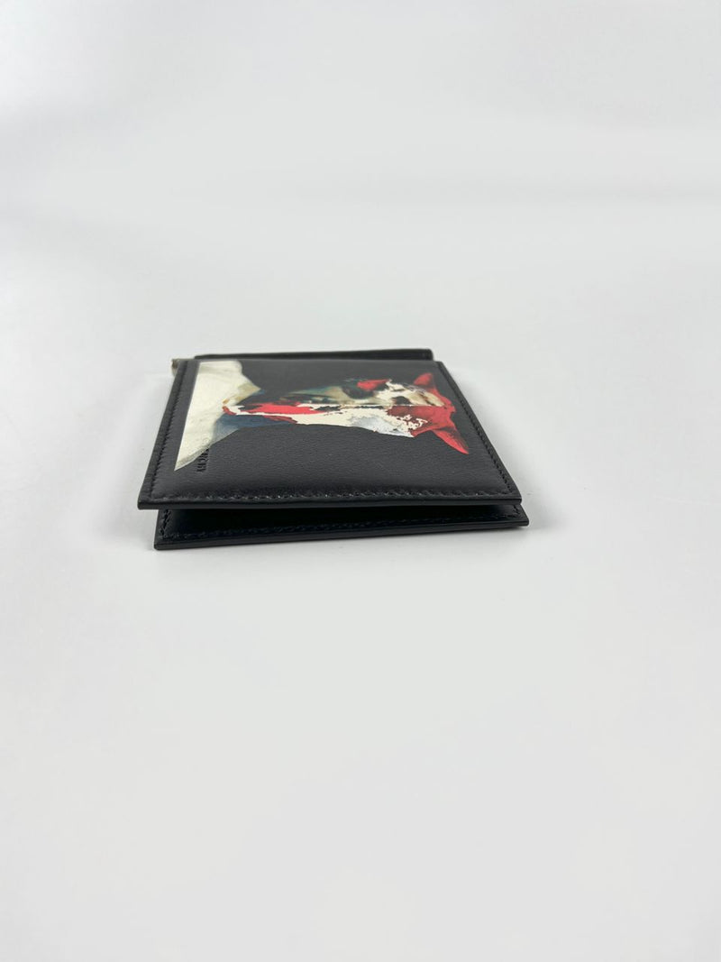 Devil Tauren Bi-Fold Wallet in Black