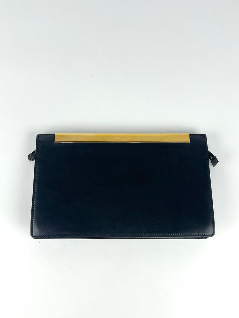 314527 Lutetia Zip Clutch in Black