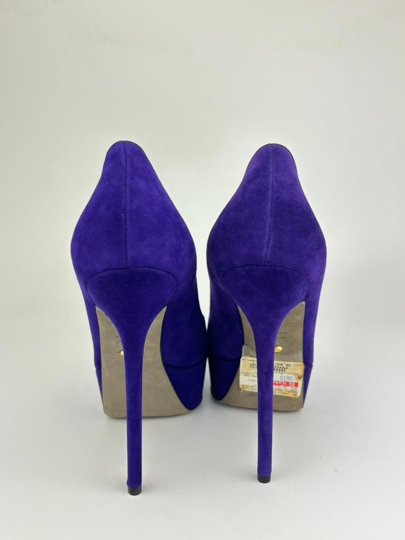 Pelle Royal Anemone Scarpe Donne Blunt Heel