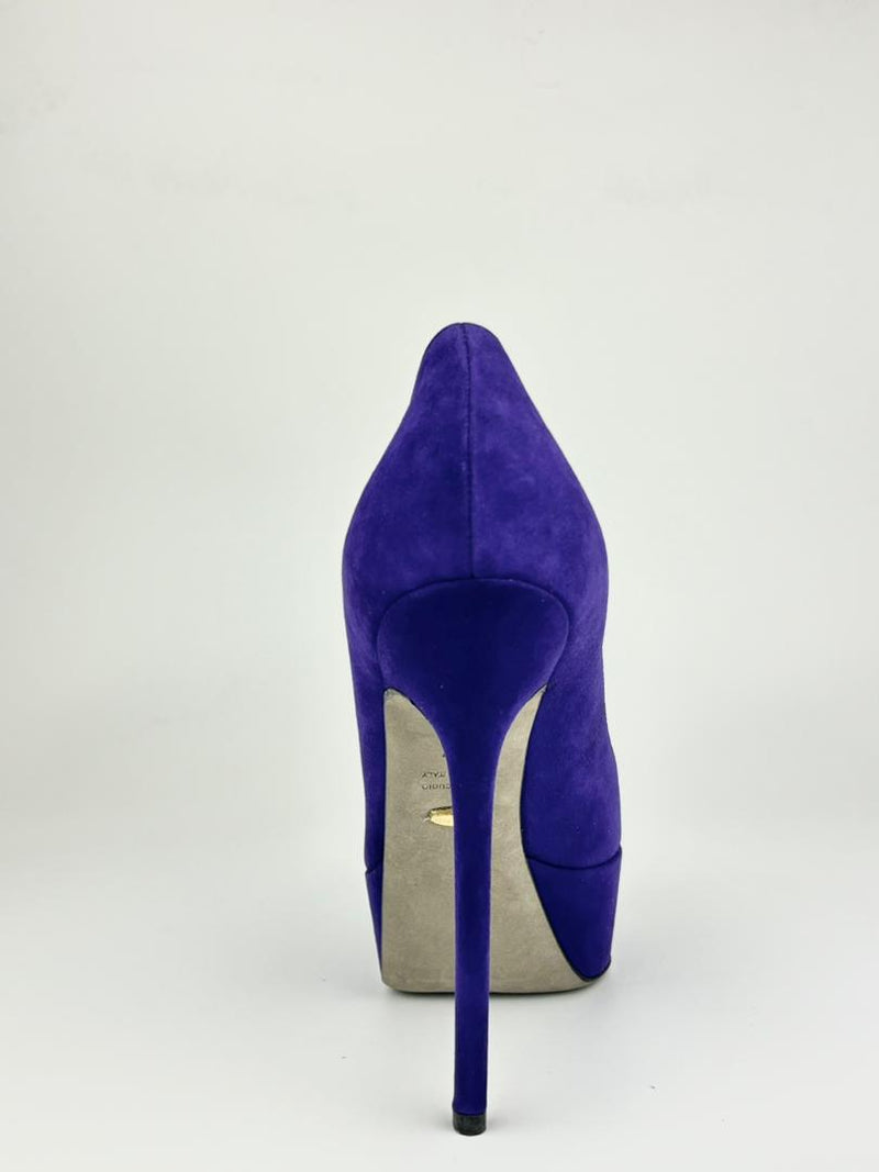 Pelle Royal Anemone Scarpe Donne Blunt Heel