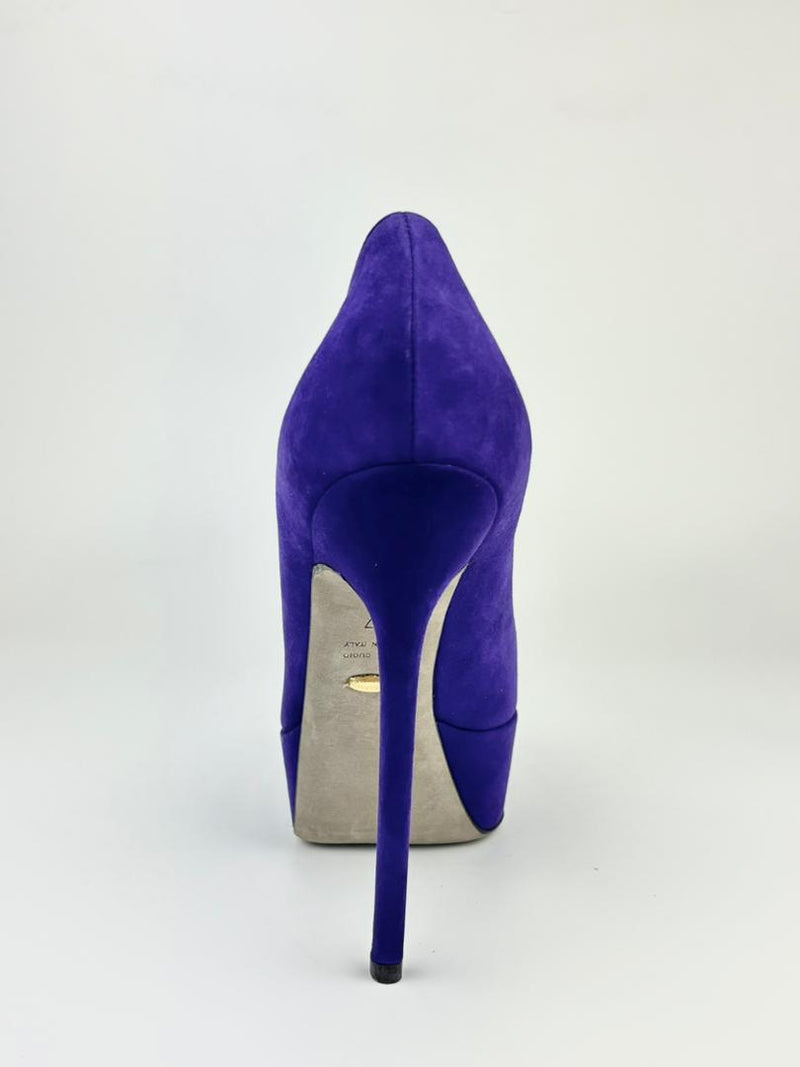 Pelle Royal Anemone Scarpe Donne Blunt Heel