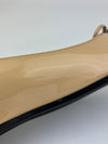 Cipria Nude Patent Flats with Swarovski Crystal