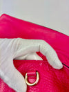 Pink Soho Pebbled Leather Chain Shoulder Bag