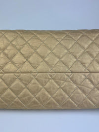 Gold Quilted Calfskin Leather CC Just Mademoiselle Bowling Bag