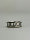 18K White Gold Atlas Open Ring