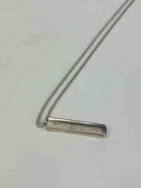 Sterling Silver 1837 Bar Pendant Necklace