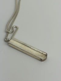 Sterling Silver 1837 Bar Pendant Necklace