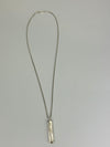 Sterling Silver 1837 Bar Pendant Necklace