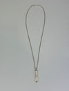 Sterling Silver 1837 Bar Pendant Necklace