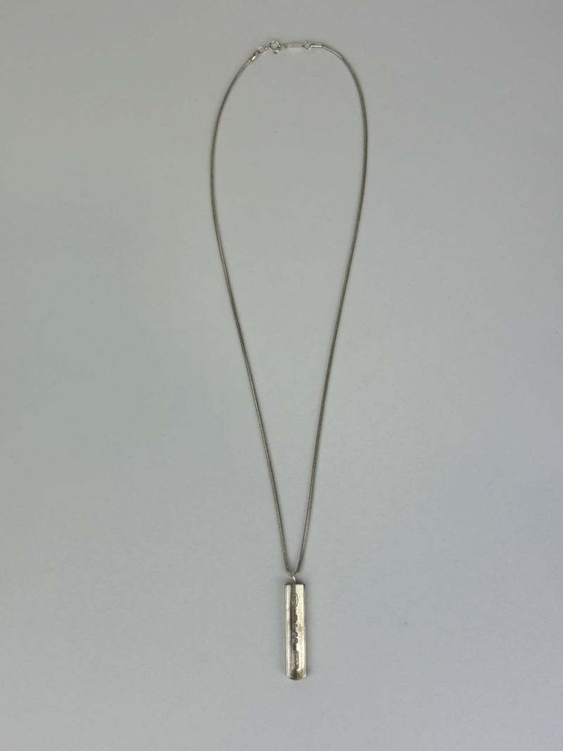 Sterling Silver 1837 Bar Pendant Necklace