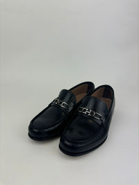 Mathias Leather Gancini Loafers