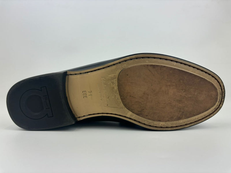 Mathias Leather Gancini Loafers