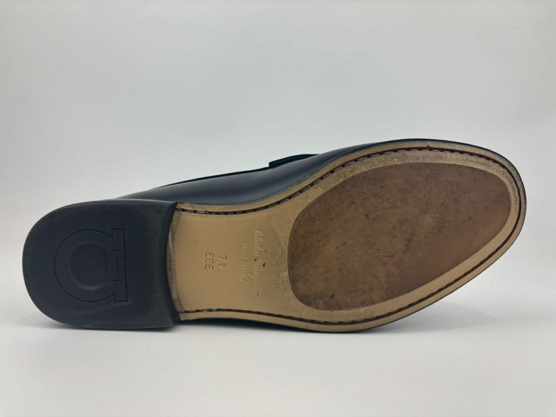 Mathias Leather Gancini Loafers