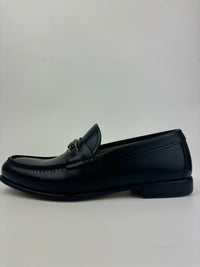 Mathias Leather Gancini Loafers