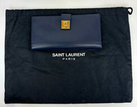 Gancini Navy Blue Continental Wallet