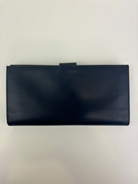 Gancini Navy Blue Continental Wallet