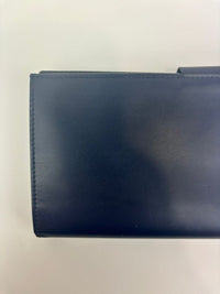 Gancini Navy Blue Continental Wallet