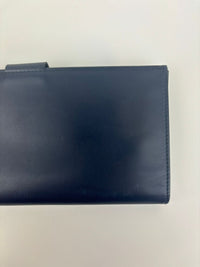 Gancini Navy Blue Continental Wallet