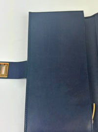 Gancini Navy Blue Continental Wallet