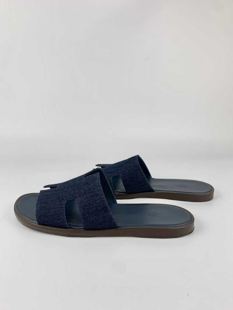 Izmir Sandals Denim Bleu Brut Size 45