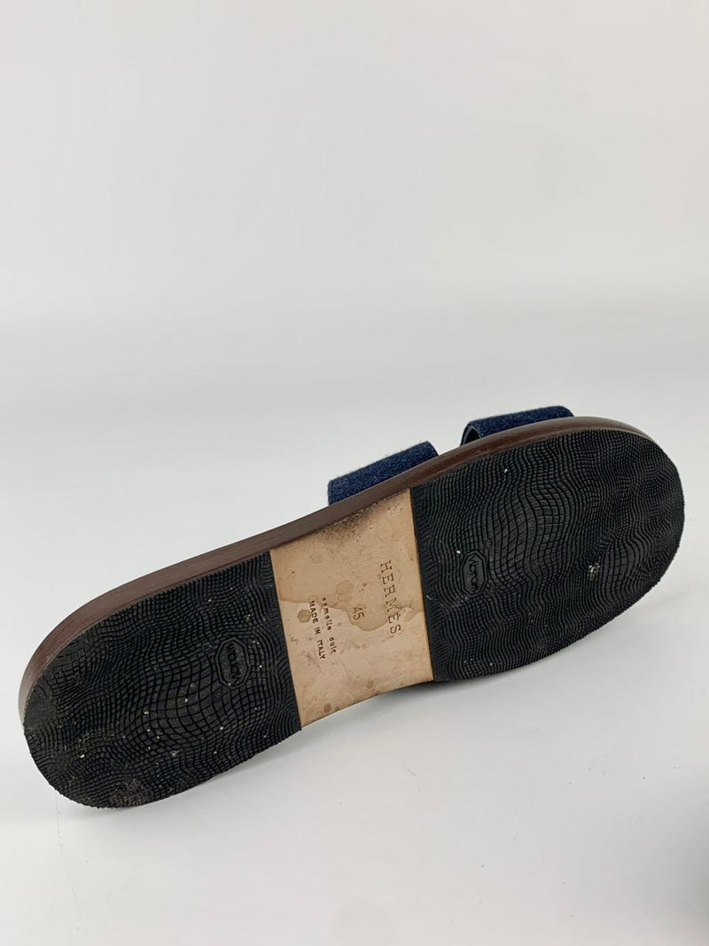 Izmir Sandals Denim Bleu Brut Size 45