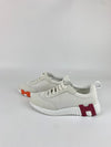 Bouncing Sneaker - Graphic Mesh and Suede Goatskin Size 36.5