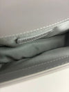 Grey Iridescent Lambskin Quilted Medium Chain Around Boy Flap SHW (Cash Price in Description)