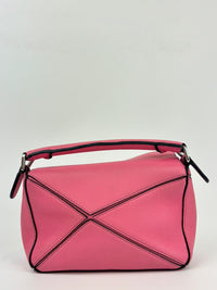 Mini Puzzle bag in Pink Classic Calfskin