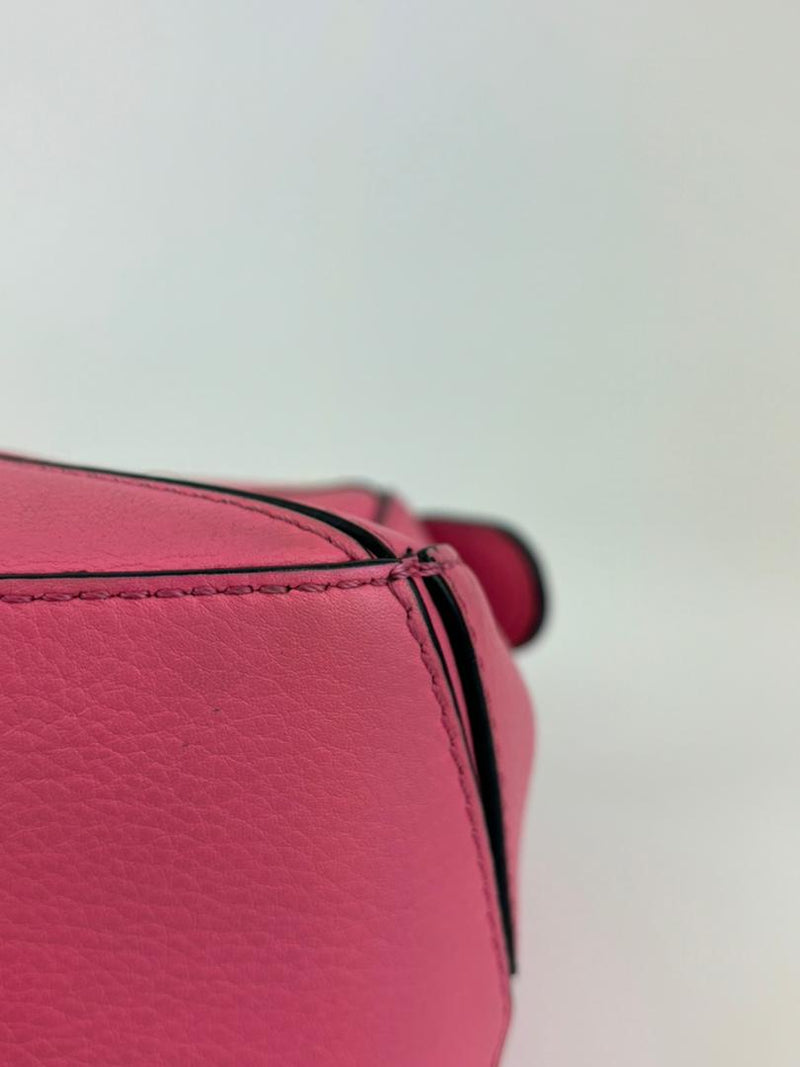 Mini Puzzle bag in Pink Classic Calfskin