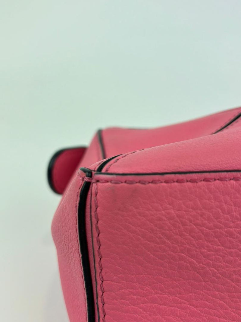 Mini Puzzle bag in Pink Classic Calfskin