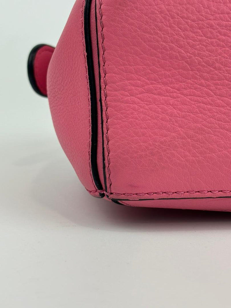 Mini Puzzle bag in Pink Classic Calfskin