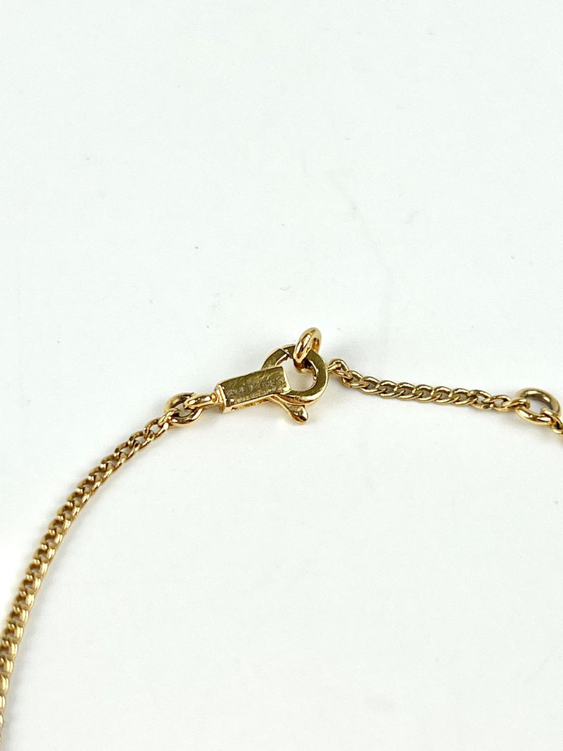 Gold Alphabet X Bracelet