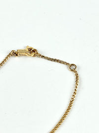 Gold Alphabet X Bracelet