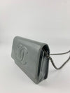 A48654 Coco Wallet on Chain WOC in Grey Caviar SHW