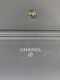 A48654 Coco Wallet on Chain WOC in Grey Caviar SHW