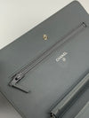 A48654 Coco Wallet on Chain WOC in Grey Caviar SHW