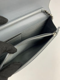 A48654 Coco Wallet on Chain WOC in Grey Caviar SHW