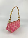 Paris Triomphe Macadam Pink Accessory Mini Pochette Pouch Bag