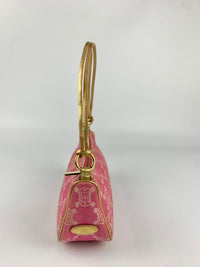 Paris Triomphe Macadam Pink Accessory Mini Pochette Pouch Bag