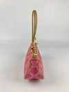 Paris Triomphe Macadam Pink Accessory Mini Pochette Pouch Bag