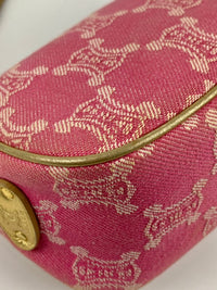 Paris Triomphe Macadam Pink Accessory Mini Pochette Pouch Bag