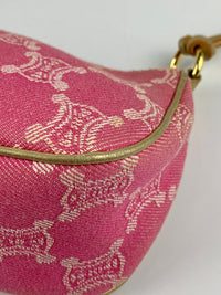 Paris Triomphe Macadam Pink Accessory Mini Pochette Pouch Bag