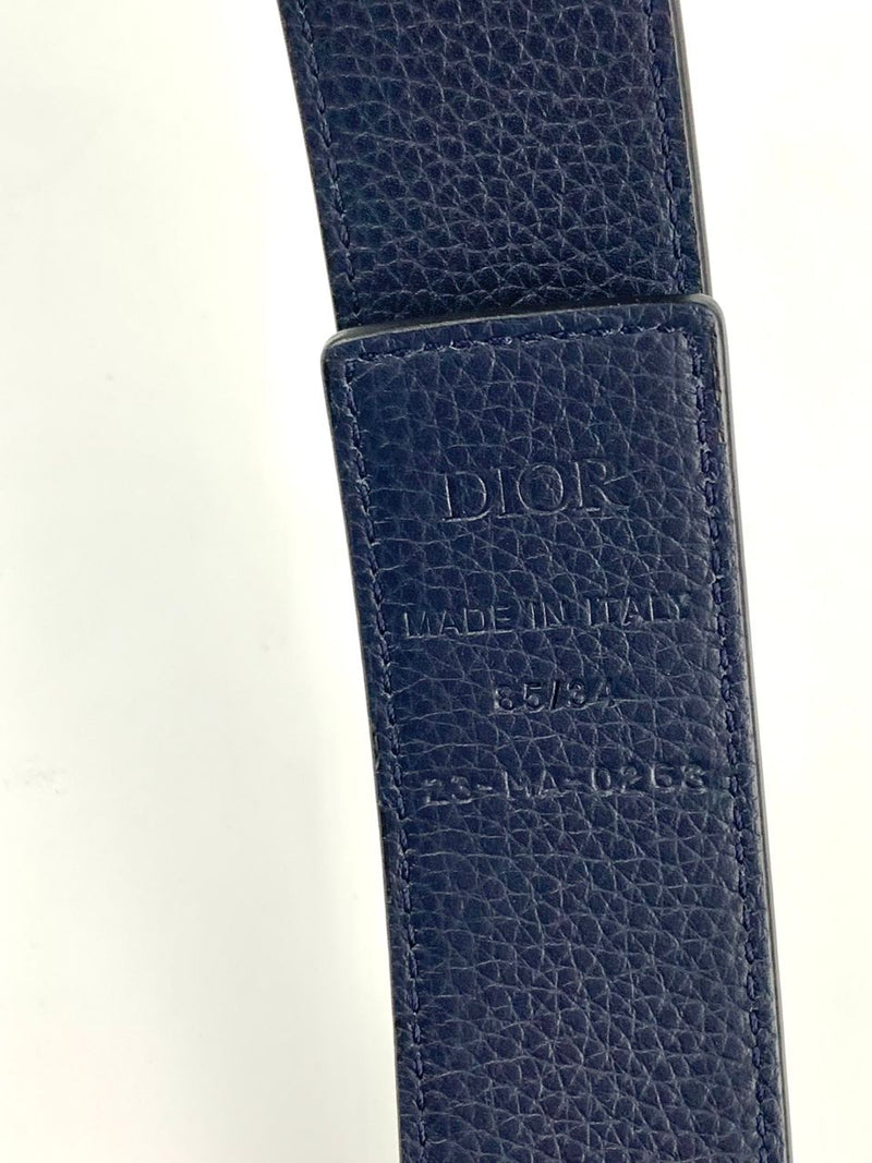 CD Icon Reversible Belt Black/Navy Size 85/34