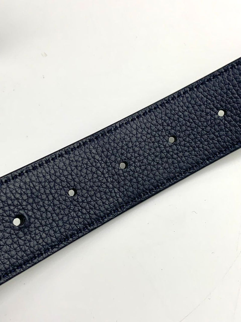 CD Icon Reversible Belt Black/Navy Size 85/34